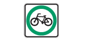 Bicycle route (official) sign — Ontario MTO