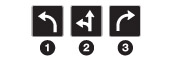Lane-use control sign: Ontario MTO