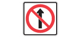 Do not drive through the intersection sign: Ontario MTO